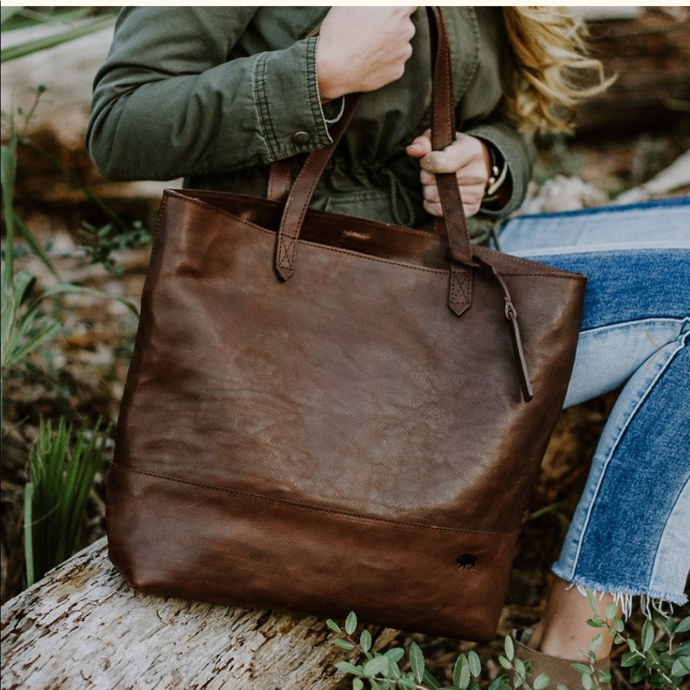 Buffalo Jackson Leather Tote Bag